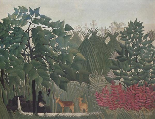 Henri Rousseau The Waterfall oil painting image